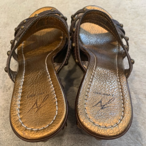 J VINCENT BEAD WEDGES HEELS SIZE 6 - Picture 5 of 10